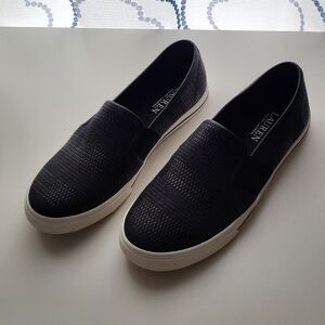 BRAND NEW Lauren Ralph Lauren Black and White Sneakers Slip-Ons